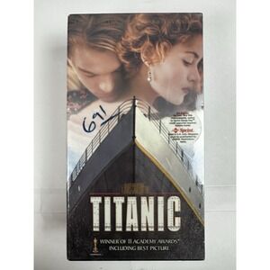 Titanic VHS 1997 2 Tape Set - New and Sealed!